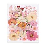 39 Pcs Dried Pressed Flower Leaves Bulk for Resin, Pink Green Dried Flower