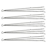 5 Pcs Hanging Flower Basket Hook Hanger Flowerpot Chain Garden Plant Garden Plants