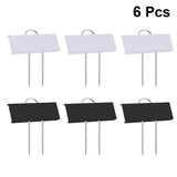 6 Pcs Garden Pot Labels Vegetables Metal Markers Gardening Hanging Tag Garden Plants