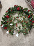 Summer Hydrangea Garland Lot of Five 6 Feet Garlands with Flowers Floral Decor Hydrangea