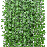 48 Pcs 336 Feet Fake Climbing Vines Ivy for Bedroom, Artificial Greenery Foli... Green Plant