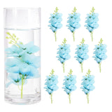 10 Pcs Floating Flowers for Centerpieces Artificial Hydrangea, Blue Hydrangea