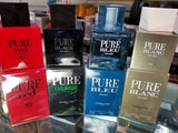 Pure BLANC or BLEU or RED or EAU NOIRE by Karen Low 3.4oz 100ml EDT Spray SEALED EDT