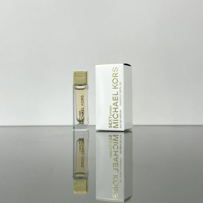 Michael Kors SEXY AMBER Women Perfume 5ml-0.17oz EDP Splash MINI Travel Size(C03 EDP