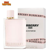 Burberry Her Eau De Parfum Spray Cologne 3.4oz. 100ml New in box Free Shipping EDP