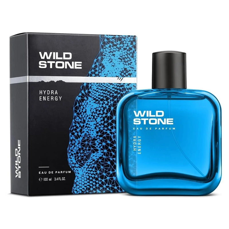 Wild Stone Hydra Energy Premium Eau De Parfum for Men 100ml Long Lasting Perfume EDP