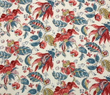 COVINGTON CHIARA AMERICANA PINK FLORAL MULTIUSE 100% LINEN FABRIC BY YARD 54"W Flowering Plants