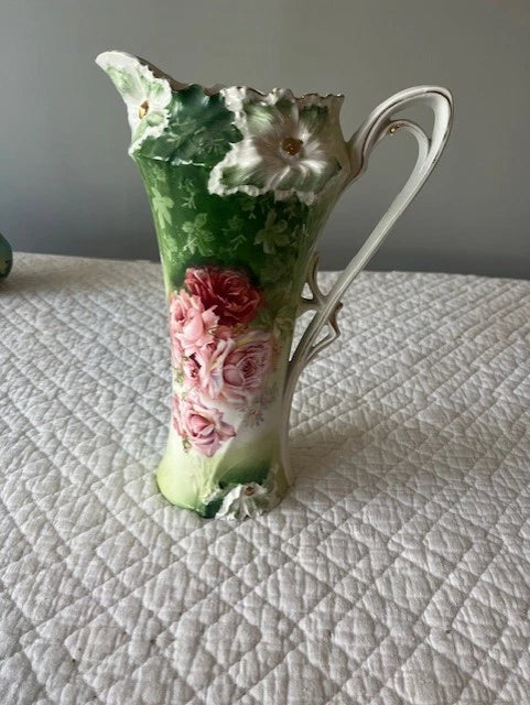 RS Prussia Carnation Tankard  NICE Carnation