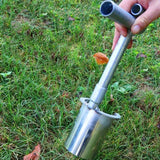 New Plant Fruit Seedling Transplanter Stainless Steel Garden Barrel Transplanter Garden Plants