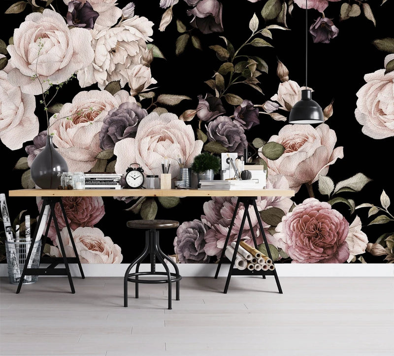 3D Peony Flower A1261 Wallpaper Wall Murals Removable Self-adhesive Amy Peony
