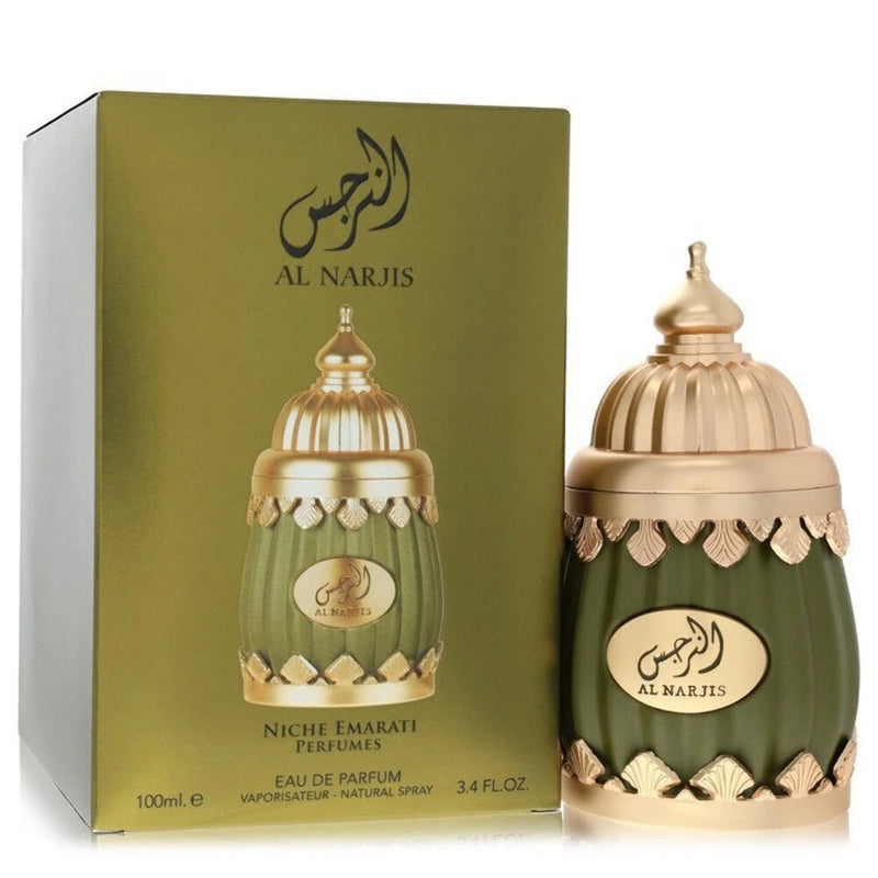 Niche Emarati Al Narjis by Lattafa Eau De Parfum Spray (Unisex) 3.4 oz (Women) EDP