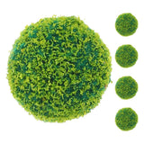 5 Pcs Artificial Topiary Fake Grass Decorative for Wedding Backyard Decor Green Plant
