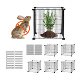5 Pack Plant Protector from Animals 15.35'' x 15.35'' Metal Plant Cage Flowering Plants