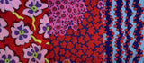1.5 yd 3 half yds Kaffe Fassett Fabric Red Camo Flower Bubble Stripe Hydrangea Hydrangea