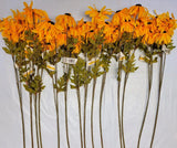 14 Ashland Faux Flowers Yellow Sunflower Lot Stems Picks Craft DIY Fall Harvest Sunflower