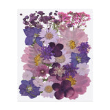 30 Pcs Dried Pressed Flower Leaves Bulk for Resin, Forest Series Dark Purple Dried Flower
