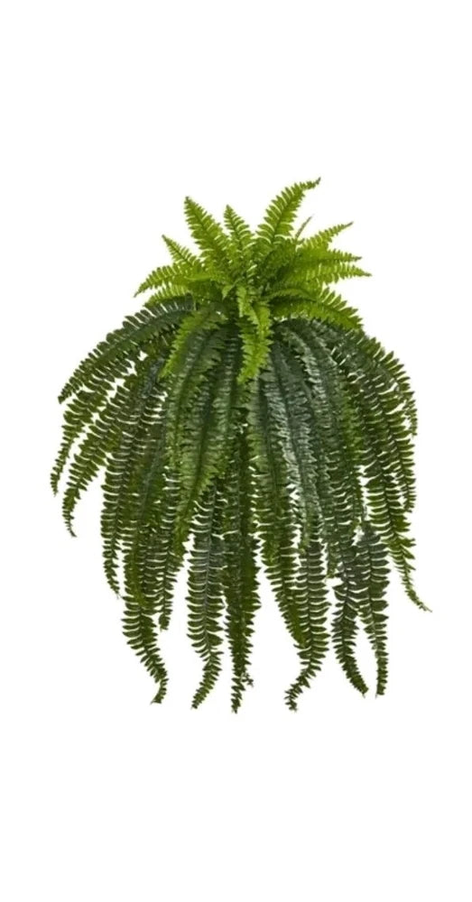 Nearly Natural 46-in Boston Fern Artificial Plant. New, Open Box Green Plant