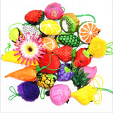 Foldable Handy Shopping Bags Reusable Pouch Tote Recycle Storage Fruit Handbag Roses