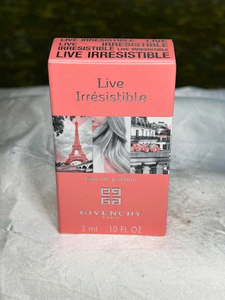 GIVENCHY LIVE IRRESISTIBLE 3ML EDP MINI SPLASH (NEW WITH BOX) EDP