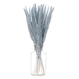Grey Blue Pampas Grass Decor,  30PCS 17 Inch(Length) Pampas Grass Bundle Pampas Grass