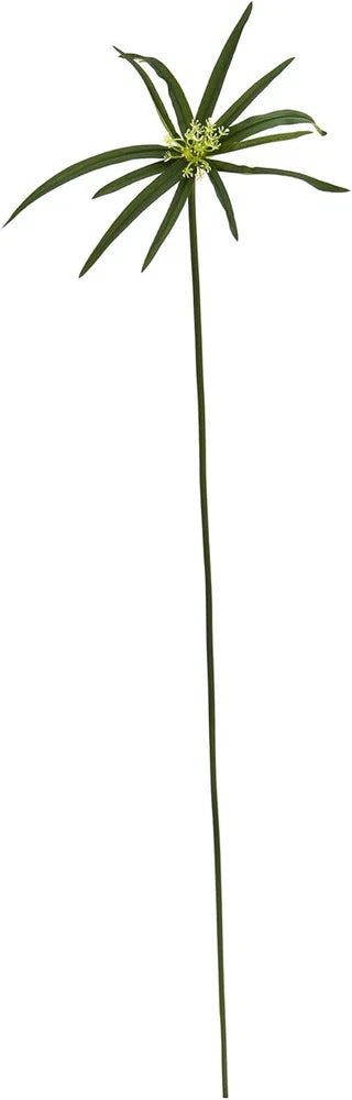Set of 12 Green 45" Cyperus Silk Plants - Lifelike Artificial Sprays Green Plant