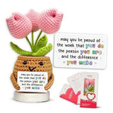 Handmade Positive Tulip Flower Crochet - May You Proud of The Work That You Sunflower