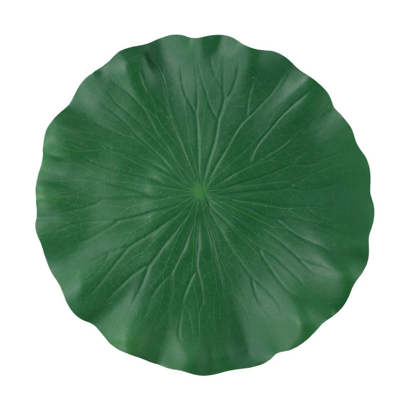Delicate Artificial Floating Lotus Leaves Perfect for Gardens and Fish Tanks Green Plant
