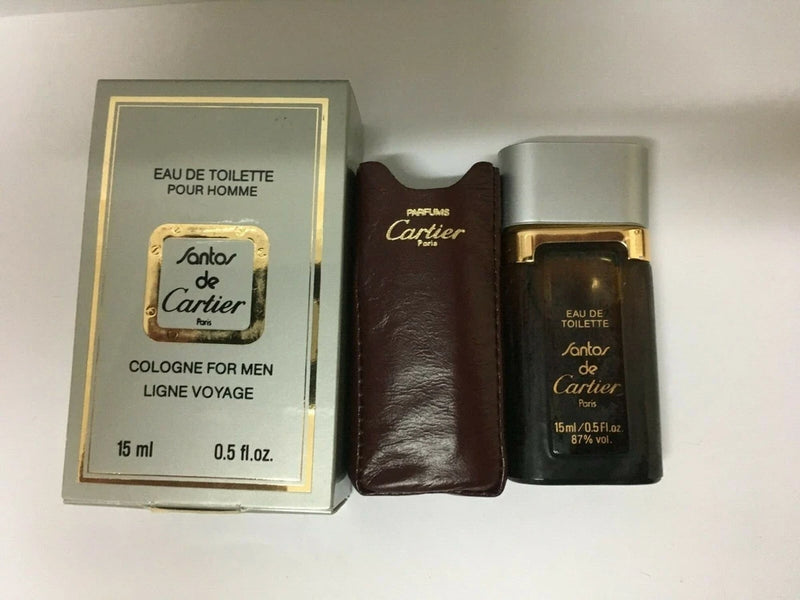 Santos de Cartier Cologne Eau De Toilette Splash For Men 0.5 Oz NEW EDT
