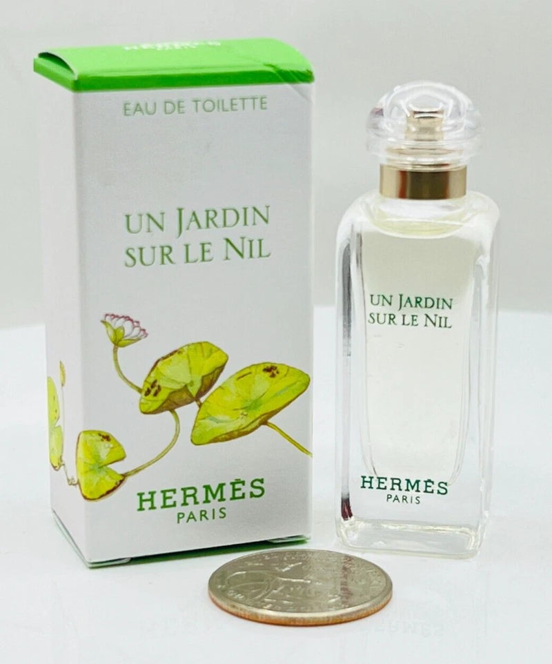 NEW Hermes Un Jardin Sur Le Nil Eau De Toilette -0.25oz (NIB) *Older Formulation EDT
