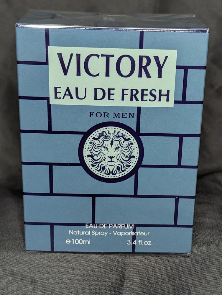 Fragrance Couture Victory Eau De Fresh Eau de Parfum Spray Citral 3.4 fl oz Men EDP