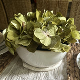 Threshold Hydrangea Terrarium Beautiful Dish Arrangement Floral Decor 8h x 8w __ Hydrangea