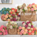 Elegant Hydrangea Bouquet for Home Decor and Weddings 33cm Silk Flowers Hydrangea