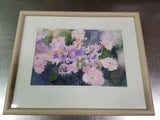 Watercolor Painting: "Blooming Hydrangea" by Nancy E. DiMauro, Putney Vermont Hydrangea
