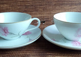 ROYAL COURT china CARNATION pttrn 2 Cups & 2 Saucers Carnation