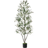 Artificial Olive Tree Indoor Plant W/ Moss Fairy Lights Low Maintenance Decor US Green Plant