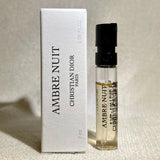 Christian Dior Ambre Nuit Eau de Parfum EDP Sample Spray .06oz, 2ml New in Box EDP