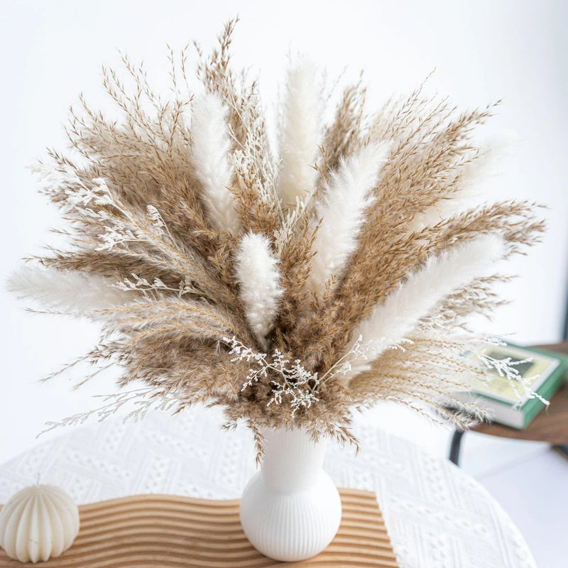 Fluffy Dired Reed Grass, Boho Decor, Pampas Grass Bulk, Dried Flowers for Wed... Pampas Grass