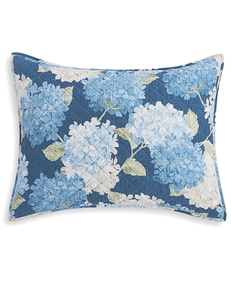 Martha Stewart Collection Hydrangea Bouquet Sham, Standard or King Hydrangea