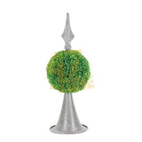 Faux Topiary Green Gray Botanical Artifical Indoor Outdoor Garden Home Decor Green Plant