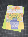 Hallmark Mom/Mother Birthday Card: Yellow Lilies Flower Gratitude Happiness Lily