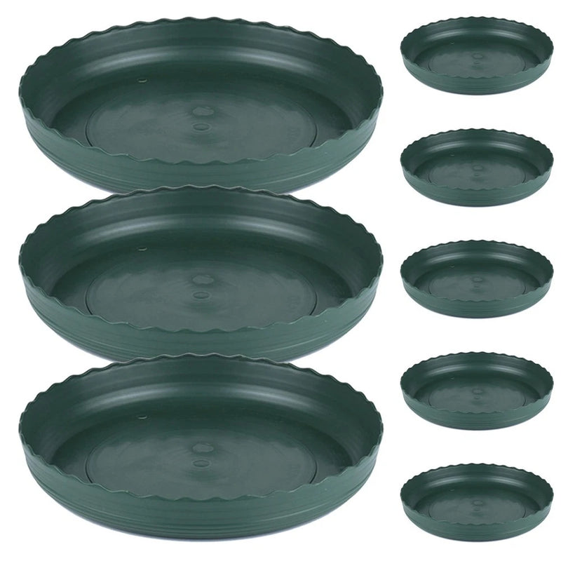 8 Pcs Plant Drip Tray Plastic Saucer Flower Pot Water Dish Garden Garden Plants