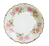Elite Works Limoges Plater decorated with Carnations and gilded 12.5" Carnation