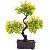 Bonsai Tree Artificial Tree Artificial Bonsai Plants Plastic Artificial Bonsa... Green Plant