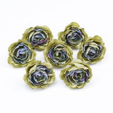 40/80pcs Artificial Flower Silk Rose Peony Wedding Bridal Bouquet Valentine Gift Peony