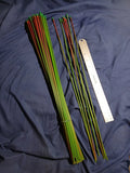 20" Plastic Floral Picks Tubes Lot-of-25 Screw Tip for Crafts & Hobbies Green Plant