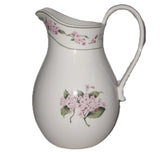 Martha Stewart HYDRANGEA 56 Ounce Pitcher Excellent Condition Hydrangea