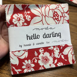 HELLO DARLING Charm Pack By Bonnie & Camille for MODA Fabric. Out Of Print Flowering Plants