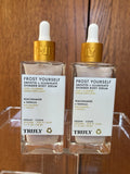 TRULY Frost Yourself Shimmer Body Serum Niacinamide Vanilla Vegan 3.1 fl oz Bouquet