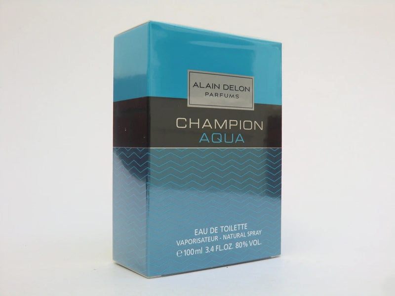 Alain Delon CHAMPION AQUA For Men EDT Nat Spray 100ml -3.4 Oz BNIB Retail Sealed EDT
