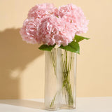 Real Touch Pink Hydrangea 21 inches (stem), 8.6 (bloom), Hydrangea